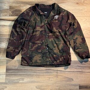 Boy’s Vans Torrey Camo Windbreaker Jacket – Size XL | Gently Used